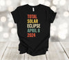 Eclipse Shirt, Total Solar Eclipse April 8th 2024, Family Shirt, Premium Soft Unisex Shirt, 2x, 3x, 4x, Plus Sizes Available