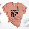 Aunt Shirt, Nacho Average Nina, Aunt Gift, Premium Unisex Tee, Plus Size 2x, 3x, 4x, Available