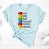 Autism, Always Unique Totally Interesting Sometimes Mysterious, Bella Canvas Tee, Pick From Several Colors, Super Soft Tee Shirt