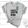 Aunt Shirt, Nacho Average Nina, Aunt Gift, Premium Unisex Tee, Plus Size 2x, 3x, 4x, Available