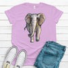 Adult Elephant Shirt , Premium Soft Tee, Plus Sizes Available, 2x, 3x, 4x, Elephant Lover Shirt, Wonderful Large Elephant Tee Shirt
