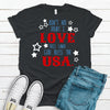 Ain't No Doubt I Love This Land God Bless The USA, Premium Soft Tee, Choose Color, Independence Day, Plus Size Available , Sunflower Shirt