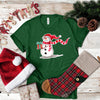 Adorable Snowman, Christmas Gift, Snowman Christmas, Premium Soft Unisex Tee, Size 2x, 3x, 4x Plus Size Available
