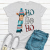 Adorable Giraffe Christmas Shirt, Ho Ho Ho, Holiday Tee, Premium Unisex Soft Shirts,  2x, 3x, 4x Plus Sizes Available