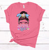 April Girl, Messy Bun, April Birth Month, April Birthday, Messy Bun Mom Shirt, Premium Soft Unisex Tee, Plus Size 2x, 3x, 4x,