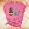 Baby It's Warm Outside, Tropical Christmas, Christmas Pineapple, Premium Unisex Soft Tee Shirt, Plus Size Available 2x, 3x 4x