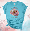 Be Kind To Your Mind, Floral Brain, Peacefulness, Brain And Flowers, Be Free, Premium Soft Unisex Tee, Plus Size 2x, 3x, 4x Available