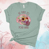 Be Kind To Your Mind, Floral Brain, Peacefulness, Brain And Flowers, Be Free, Premium Soft Unisex Tee, Plus Size 2x, 3x, 4x Available