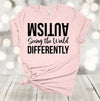 Autism Shirt, Autism Seeing The World Differently, Autism Support, Premium Soft Unisex Shirt, Plus Sizes Available 2x, 3x, 4x