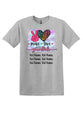 Peace Love And My Grandkids, Customized Shirt, Unisex Tee, Plus Size Available 3x, 4x Custom Tee