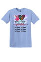 Peace Love And My Grandkids, Customized Shirt, Unisex Tee, Plus Size Available 3x, 4x Custom Tee