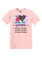 Peace Love And My Grandkids, Customized Shirt, Unisex Tee, Plus Size Available 3x, 4x Custom Tee