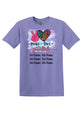 Peace Love And My Grandkids, Customized Shirt, Unisex Tee, Plus Size Available 3x, 4x Custom Tee