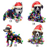 Christmas Dog Raglan, Dog Tangled In Christmas Lights, Choose Your Dog, Premium Raglan 3/4 Sleeve, Plus Size Available 2x, 3x Holiday Shirt