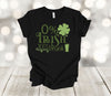 Saint Patrick's Day Shirt, 0% Irish 100% Drunk, Funny St Patrick's Day Shirt, Premium Soft Unisex Tee, Plus Size 2x, 3x, 4x Available