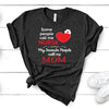 Some People Call Me Nurse, My Favorite Call Me Mom, Bella Canvas Tee, Heather Black Shirt Color, Super Soft Tee Shirt