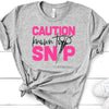 Hair Stylist Shirt, Caution Known To Snip, Premium Soft Unisex Shirt, Plus Sizes Available