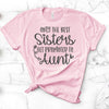 Only The Best Sisters Get Promoted To Aunt, Premium Cotton Unisex Tee, Plus Size 2x, 3x, 4x, Aunt Gift