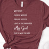 Waymaker Miracle Worker Promise Keeper, Bella Canvas Tee, Choice Of Colors , Soft Tee Shirt, Religious Design