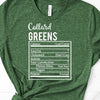 Collard Greens Casserole Ingredients, Heather Grass Green Bella Canvas Tee, Soft Tee Shirt, Food Shirt