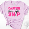 Hair Stylist Shirt, Caution Known To Snip, Premium Soft Unisex Shirt, Plus Sizes Available