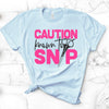 Hair Stylist Shirt, Caution Known To Snip, Premium Soft Unisex Shirt, Plus Sizes Available