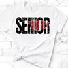 Senior (Distressed) Bella Canvas Tee, Pick From Several Colors, Super Soft Shirt, Graduation Design