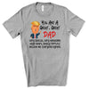 You Are a Great Great Dad, Athletic Gray  Premium Cotton Unisex Tee, Plus Size 2x, 3x, 4x, Father Shirt