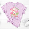 Llama Shirt, Bermuda Bahama Come On Pretty LLama,  Premium Soft Unisex Tee, Plus Size 2x, 3x, 4x, Summer Design