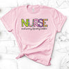 Nurse Scrub Wearing Life Saving Rockstar! , Bella Canvas Tee, Choice Of Colors , Soft Tee