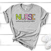 Nurse Scrub Wearing Life Saving Rockstar! , Bella Canvas Tee, Choice Of Colors , Soft Tee