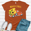 Happy Fall Old Orange Truck, Bella Canvas Tee, Pick From Several Colors, Super Soft Shirt