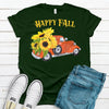 Happy Fall Old Orange Truck, Bella Canvas Tee, Pick From Several Colors, Super Soft Shirt