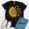 Sunflowers and Birds, Bella Canvas Tee, Pick From Several Colors, Super Soft Shirt