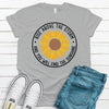 Rise Above The Storm And You Will Find The Sunshine, Bella Canvas Tee, Pick From Several Colors, Super Soft Shirt