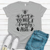 Soon To Bee A Family Of Three, Gender Reveal, Birth Announcement, Bella Canvas Tee, Choice of Colors, Super Soft Tee Shirt