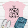 Soon To Bee A Family Of Three, Gender Reveal, Birth Announcement, Bella Canvas Tee, Choice of Colors, Super Soft Tee Shirt