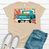 Happy Fall Y'all, Blue Truck, Bella Canvas Tee, Pick From Several Colors, Super Soft Shirt