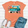 Happy Fall Y'all, Blue Truck, Bella Canvas Tee, Pick From Several Colors, Super Soft Shirt