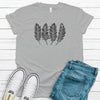 Feather Design, Bella Canvas Tee, Choice Of Colors, Super Soft Tee Shirt