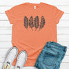 Feather Design, Bella Canvas Tee, Choice Of Colors, Super Soft Tee Shirt