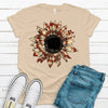 Fall Tie Dye Sunflower, Bella Canvas Tee, Pick From Several Colors, Super Soft Shirt