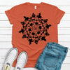 Halloween Mandala Design, Bella Canvas Tee, Pick From Several Colors, Super Soft Shirt