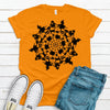 Halloween Mandala Design, Bella Canvas Tee, Pick From Several Colors, Super Soft Shirt