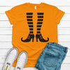 Witch Legs Shirt, Bella Canvas Tee, Pick From Several Colors, Super Soft Shirt