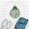 Green Christmas Ornament, Premium Cotton Unisex Tee, Plus Size 2x, 3x, 4x, Christmas Holiday Tee, Family Christmas,