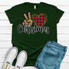 Peace Love Christmas,  Premium Cotton Unisex Tee, Plus Size 2x, 3x, 4x, Christmas Holiday Tee