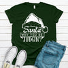 Santa Why You Be Judgin?, Bella Canvas Tee, Choice Of Color, Super Soft Tee Shirt