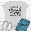 This Is My Christmas Movie Watching Shirt,  Premium Cotton Unisex Tee, Plus Size 2x, 3x, 4x, Christmas Holiday Tee