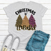 Christmas In Leopard, Pink Leopard, Premium Unisex Tee, Plus Size Available 2x, 3x, 4x, Christmas Shirt, Christmas Leopard Print Tree